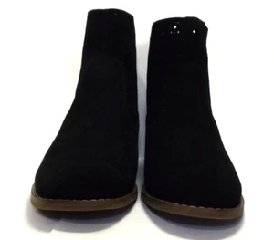 Cole Haan Womens 6B Jayne Suede Black Laser Cut Booties New NO BOX - Picture 1 of 7