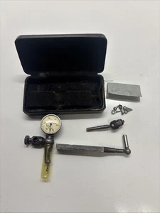 Vintage Starrett No. 711-F Last Word Universal Test Dial Indicator With Case - Picture 1 of 6