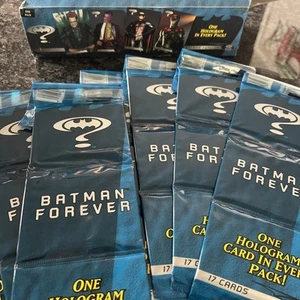 BATMAN 90’s 1 pack of Rak Packs - Fleer Ultra BATMAN FOREVER trading cards - Picture 1 of 3