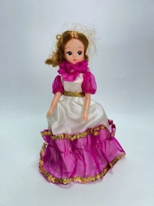 Vintage Takara Japan Jenny Fashion Girl bambola capelli rossi bianco rosa vestito barbie-like - Foto 1 di 7