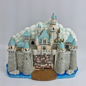 RARE Disney Vintage Sleeping Beauty's Castle Picture Frame from Disneyland 10x7" - Picture 1 of 8