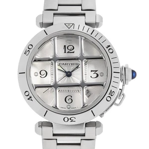 Cartier Pasha grid W31040H3 second hand mens - Picture 1 of 10