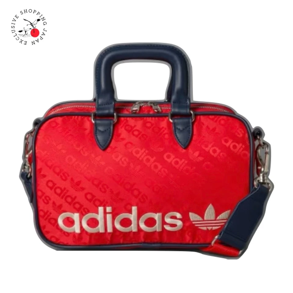 Mini Bolso de Mano Adidas Originales Golf Monograma Redondo Mejor Escarlata/Noche Índigo Foto 1 de 4