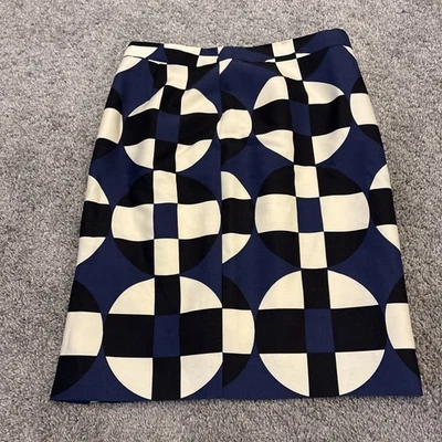 J. Falda Lápiz Crew Para Mujer Talla 8 ENTREVIDA Geométrica Nº 2 99266 Trabajo Informal Rara Foto 1 de 4