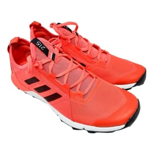 Adidas Womens Terrex 215 Orange Red Running Shoes. Lace Up Low Top Size 7.5 NWT - Picture 1 of 11