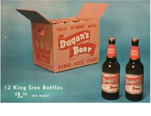 Nevera/Caja de Herramientas Dugan's Beer Años 60 WORCESTER Massachusetts - Imagen 1 de 1