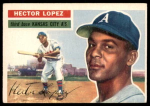 1956 Topps #16a Hector Lopez (VG-VG+) White Back - Picture 1 of 2