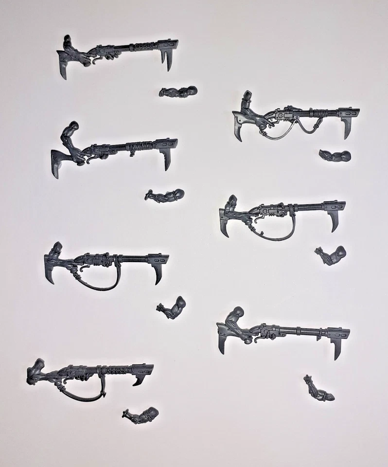 Kroot Carnivores Long Rifle Arms x 7 - 40K T'au Empire Bits / Parts / Spares - Bild 1 von 1