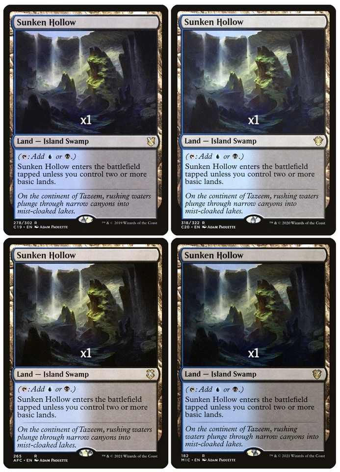 MTG C19 C20 AFC MIC Sunken Hollow MINT (SELECT) - Image 1 of 1
