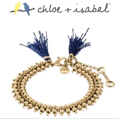 NUEVO Pulsera Chloe + Isabel Borla Azul Marino + Cadena Foto 1 de 3