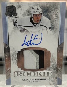 ADRIAN KEMPE 2017-18 Upper Deck The Cup Rookie Patch Auto 238/249