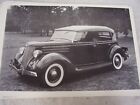 1936  FORD  PHEATON TOP UP   12 X 18 LARGE PICTURE   PHOTO 