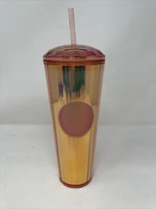 Starbucks Tumbler Iridescent 2020 Summer Limited Edition Rose Gold Diamond Cup - Picture 1 of 5