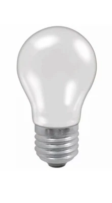 GE 100W 240V ES 27 Mini GLS Dimmable Opal Warm White Light Bulb PACK OF 10 - Image 1 of 4