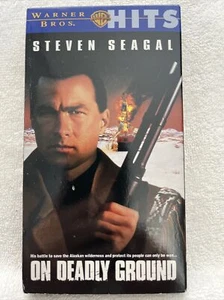 "On Deadly Ground" 1994 (VHS) Steven Seagal - Pre-Owned - Picture 1 of 3