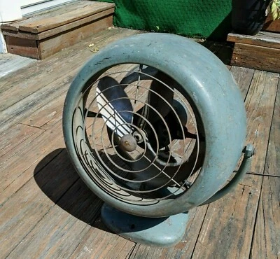 Ventilador Eléctrico Retro Vornado Modelo Industrial # B38C1-1 Modificado Funciona MCM Decoración  Foto 1 de 4
