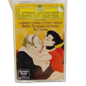 Offenbach Gaite Parisienne Gounod Faust Ballet Music Seiji Ozawa Cassette 1988 - Picture 1 of 4