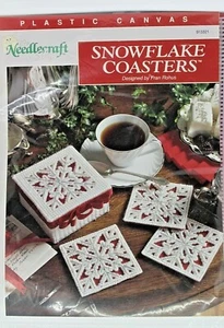 Plastic Canvas "Snowflake Coasters" (#913321) Kit The Needlecraft Shop NEW! - Picture 1 of 2