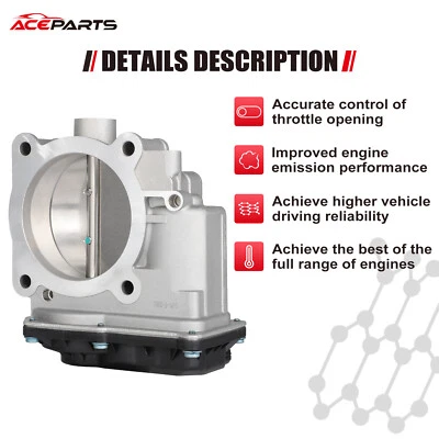 Se adapta a Volvo XC70 2009-2015 3,0 L 2011 2012 2013-2015 Volvo S60 3,0 L carrocería del acelerador Foto 1 de 4