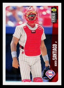 1996 Collector's Choice #669 Benito Santiago Philadelphia Phillies Baseball Card - Picture 1 of 2