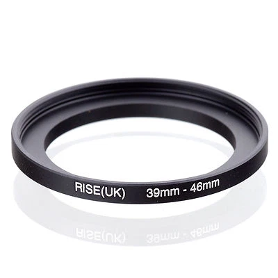 39mm-46mm 39mm to 46mm  39 - 46mm Step Up Ring Filter Adapter for Camera Lens - Image 1 of 3
