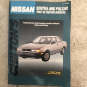 Chilton's Repair Manual #8263 Nissan Sentra Pulsar 1982 -1992 - Picture 1 of 3