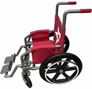 American Girl Wheelchair Berry Red - Picture 1 of 8