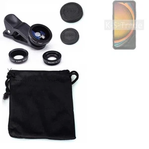 Do Samsung Galaxy XCover7 Pro zestaw obiektywów aparatu makro szerokokątne przedłużenie rybiego oko - Zdjęcie 1 z 1