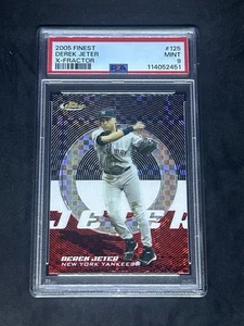 2005 Topps Finest #125 Derek Jeter X-Fractor /250 PSA 9 - Picture 1 of 2