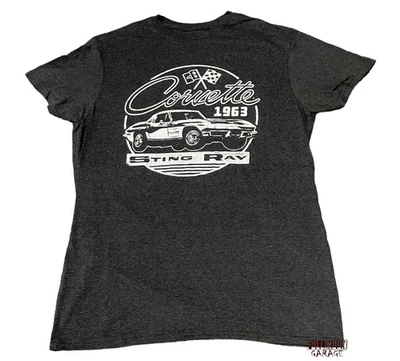 Nueva camiseta clásica retro para hombre Chevy Chevrolet Corvette Stingray 1963 Foto 1 de 2