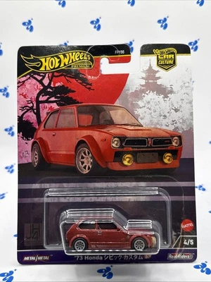 2024 Hot Wheels Premium Car Culture «Japan Historics 4» 73 Honda Civic на заказ - Изображение 1 из 4