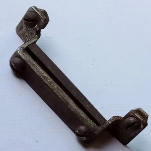 Ludwig 1 7/8" Snare Drum Butt Plate Nickel Plating Vintage 30s Square Clamp Bar - Picture 1 of 2