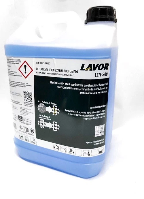 DETERGENTE IGIENIZZANTE PROFUMATO LAVOR LCN-800 -BIDONE DA 5 LITRI 00073-00097