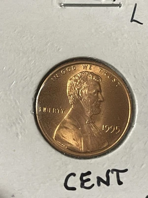 1995 Lincoln Cent Obverse Error, DDO, BU Condition “Liberty” Shows DDO Signs - Image 1 of 4