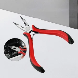 Compact Round Nose Pliers for For Diy Projects with PVC Coated Handles - Picture 1 of 4