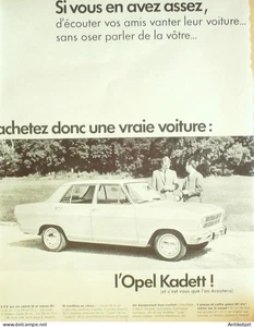 Publicite Auto Opel Kadett 1970 - Picture 1 of 1
