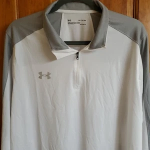 Under Armour Loose Fit Pullover Mens XL Heatgear Long Sleeve 1/4 Zip - Picture 1 of 7