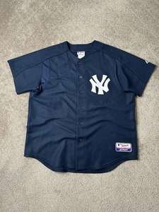 Vintage Mens Jersey MLB Majestic New York Yankees Navy Blue Made In USA, Size XL - Picture 1 of 7