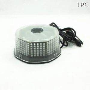 1 Yellow 240 LED Octagon Strobe Light Rotating Beacon Emergency Warning 12-24V - Picture 1 of 5