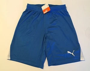 NWT Youth XL YXL Puma Royal Blue / White Team Soccer Shorts - Picture 1 of 1