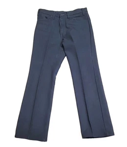 Vintage Levi's 517 Heathered Blue Pleated Scovill Slacks Men's 33x30 Made In USA - Picture 1 of 16