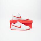 NIKE Dunk Low Men's White/Red SIZE 7 Trainers