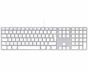 Apple A1243 (Apple Wired Keyboard) UK Layout - Silver - Excellent