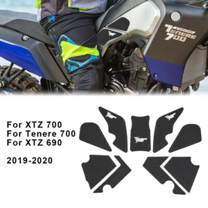 Für Yamaha Tenere 700 XTZ 690 2019 2020 Tankpad Seitenaufkleber Schwarz Decal - Bild 1 von 7