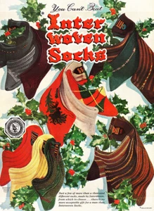 1947 Interwoven Socks: You Can't Beat Vintage Print Ad - Picture 1 of 1