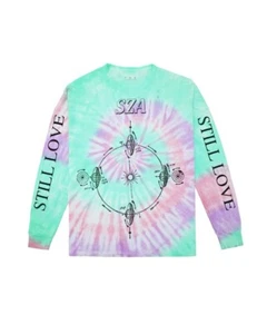 Camiseta SZA Still Love Tie Dye Manga Larga CTRL Championship Tour Oficial Grande Hombres - Imagen 1 de 2