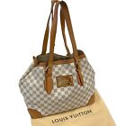 Louis Vuitton Damier Azur Hampstead MM N51206 Tote Bag Authentic 11988