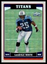 2006 Topps Chrome Refractor LenDale White #230 Tennessee Titans Rookie RC