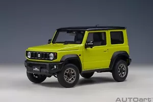 1/18 Suzuki Jimny Sierra JB74 kinektisches gelb/schwarzes Dachmodell von AUTOart 78506 - Bild 1 von 9