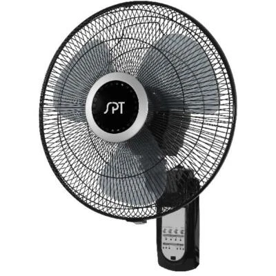 SPT SF-16W81 16" Ventilador de Montaje en Pared con Control Remoto, Negro Foto 1 de 3